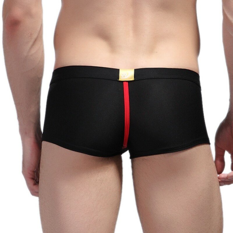 Men Homme Seamless Underwear Man Gay Male Enhancing Pouch Boxers Shorts Panties Nylon Trunks WJ Brand