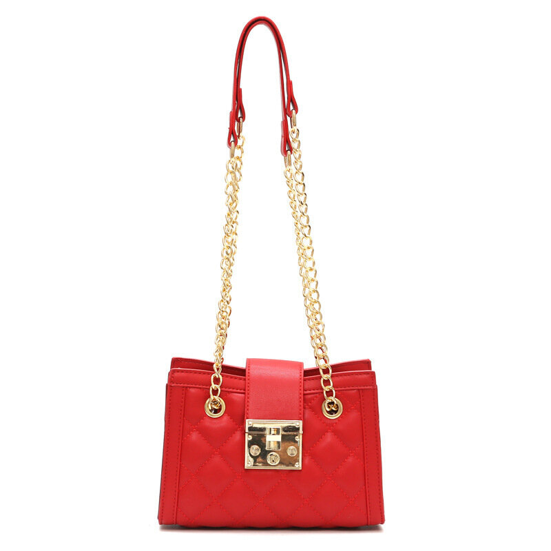 Новая Осенняя сумка ling, серия han, сумка через плечо с цепочкой, портативная модная сумка