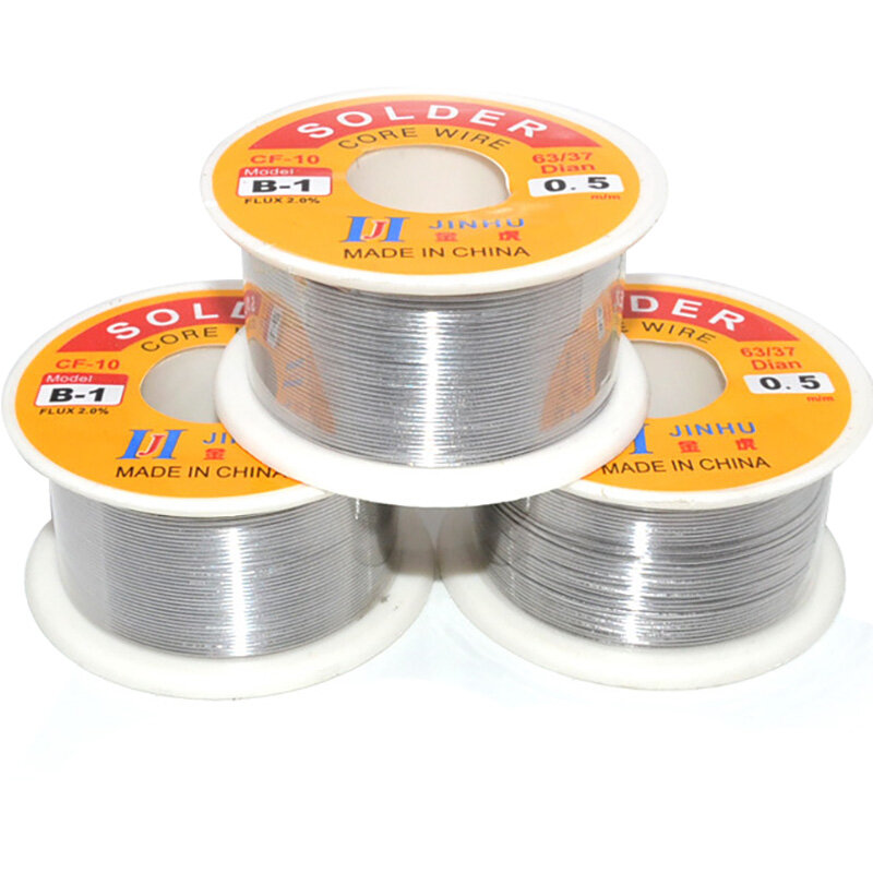 63/37 Soldeer Flux 2.0% 45FT Tin Tin Draad Gesmolten Rosin Core Soldeer Wire Coil -M25 Soldeer Voor Solderen