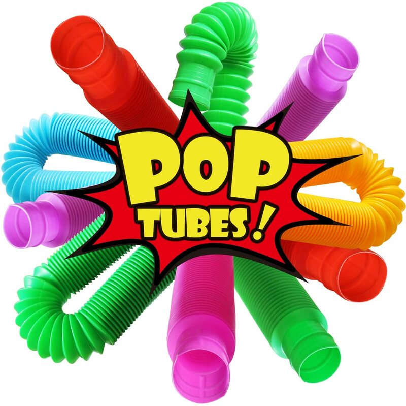 2021 nuovo Mini Pop Tube giocattolo di agitazione sensoriale colorato resistente per l'edilizia costruzione di giocattoli educativi per autismo da Stress