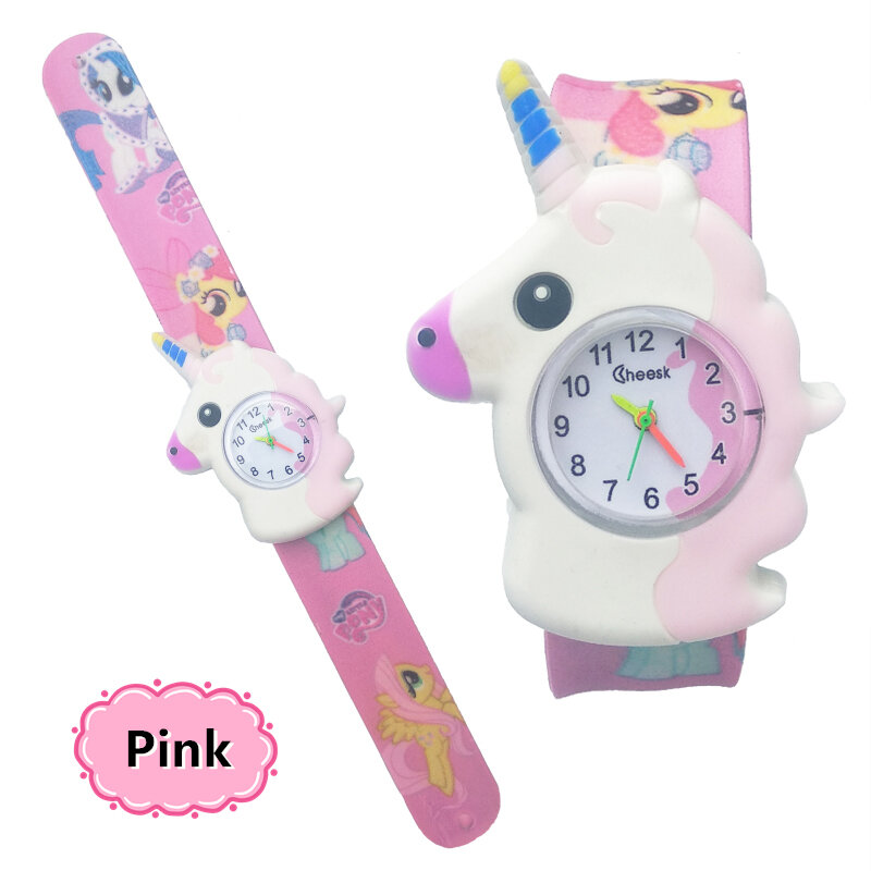 Новый дизайн единорога Детские Мультяшные модные часы кварцевые Детские желейные наручные часы для мальчиков девочек и студентов