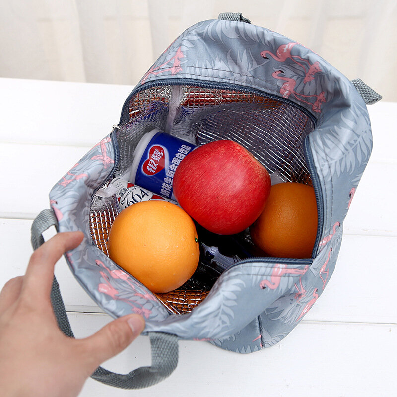 Waterproof Outdoor Camping Picnic Bag Hiking Bento Bento Snacks Fruit Drinks Keep Fresh Drinks Handbag Goods Accessories Supply