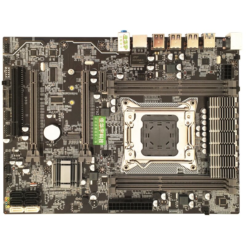 Enchufe estándar X79Z LGA2011, Moterboard ATX, SATA3, HDD, M.2, NVME, SSD, memoria DDR3