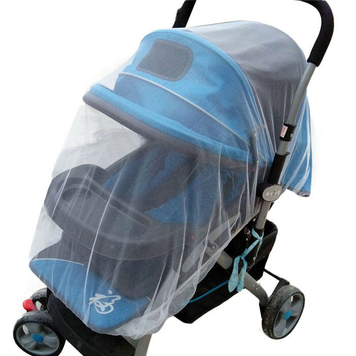 عربة أطفال صيفية آمنة مزودة بغطاء كامل للحماية من الحشرات لعربة الأطفال سرير بشبكة عربة أطفال