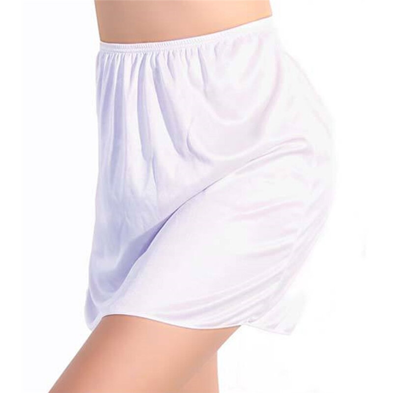Seda De Mujer-como la enagua enagua A-Line Mini Falda Slip se aferran resistir bajo