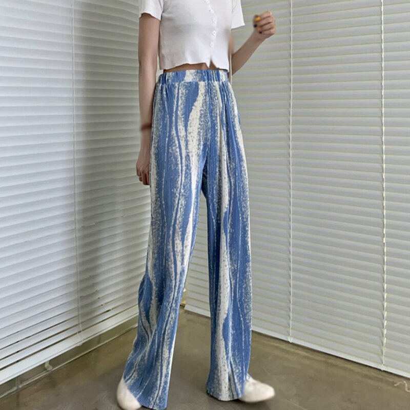 Spodnie damskie spodnie sportowe na co dzień spodnie w stylu koreańskim luźna szeroka nogawka spodnie na lato 2021 nowa odzież damska Dropshipping
