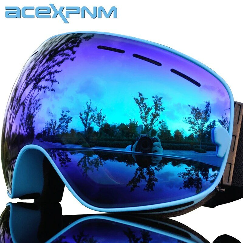 2019 брендовые лыжные очки для мужчин и женщин, мужские очки для сноуборда, очки для катания на лыжах с защитой UV400, очки для катания на лыжах, п...