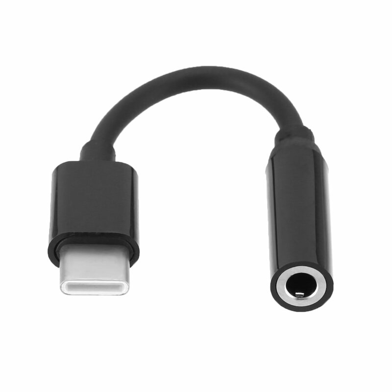 Adaptador de cable de auriculares tipo C a 3,5mm, conector usb 3,1 tipo C USB-C macho a 3,5 AUX, audio hembra para teléfonos móviles y auriculares