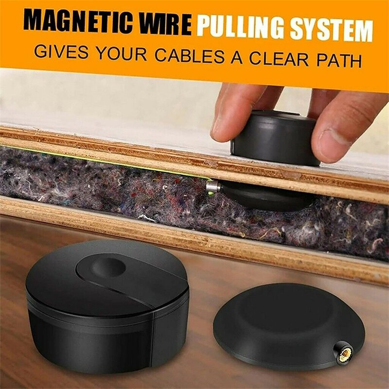 2021 Nieuwe Magnetische Kabel Draad Pull Snap Guider Magnetische Pijp Threader Puller Magneet Draad Puller Gids Systeem Hand Tool