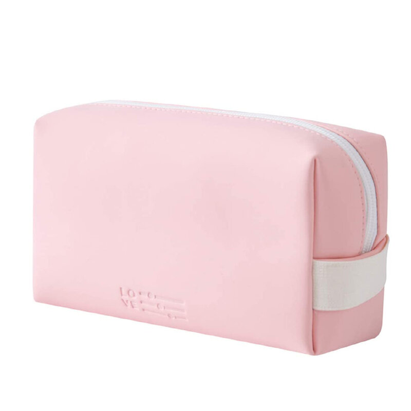косметичка Colorful Makeup Bag Organizer Pouch Portable Women's Cosmetic Bag Travel Brush Holder PU Handbag Pencil Storage Case