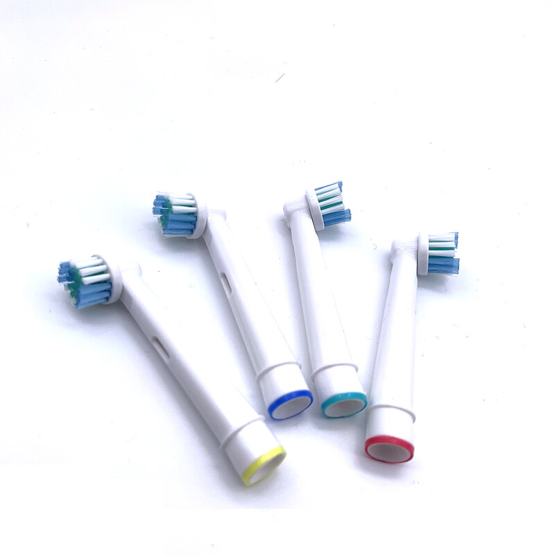 Cabeça de escova para substituição oral b, 8 peças, rotação tipo escova de dente elétrica, cabeças de substituição para saúde pro/triumph/advance power