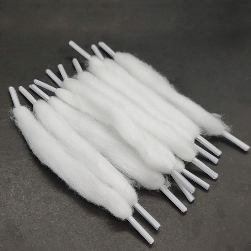 10 unids/bolsa RDA de algodón Vape para cigarrillo electrónico RBA RDA DIY bobina del atomizador del algodón Vape del algodón de tocino