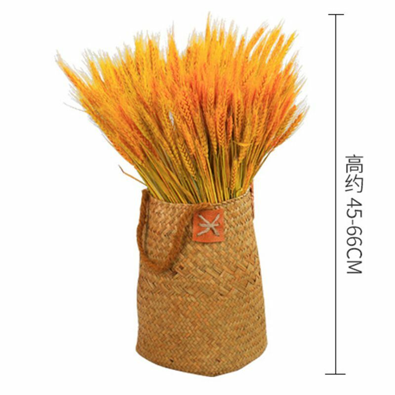 50-100 Buah Bunga Telinga Gandum Asli Bunga Kering Alami untuk Dekorasi Pesta Pernikahan DIY Kerajinan Buku Tempel Dekorasi Rumah Buket Gandum