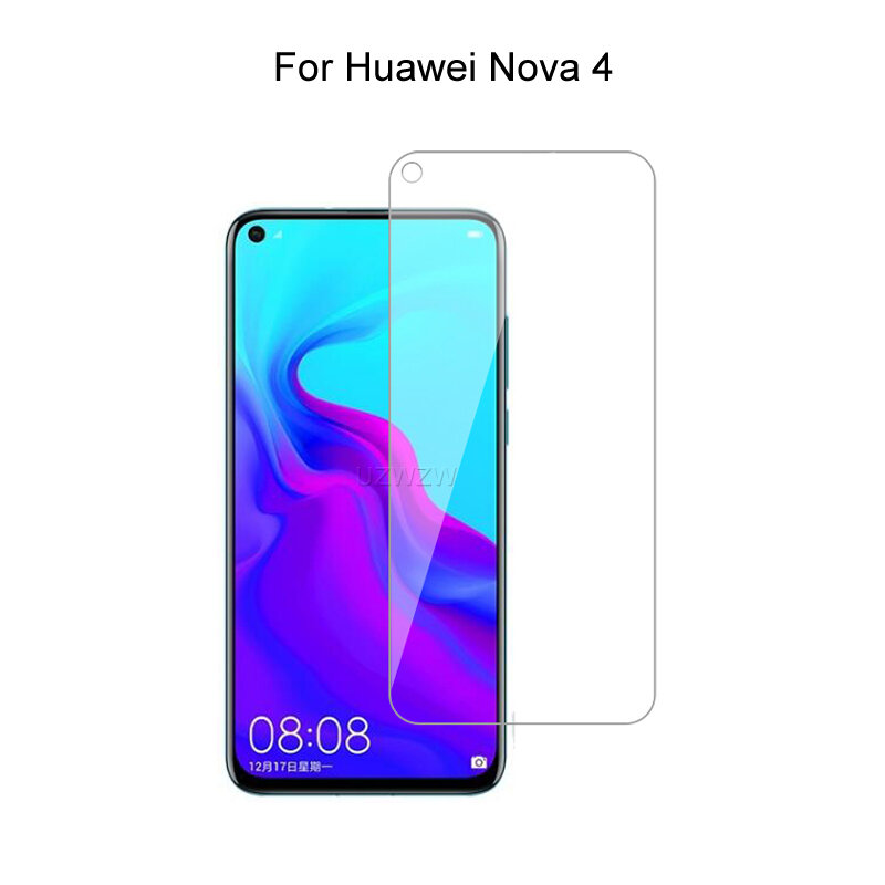 Kaca Film Pelindung Layar Kaca Tempered untuk Huawei Nova 4 Kaca untuk Huawei Nova 4