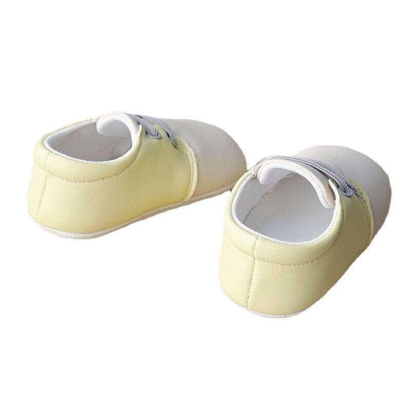 Sepatu Kulit Lembut Baru Musim Semi dan Gugur Pria dan Wanita Sepatu Bayi Balita Sepatu Bayi Sol Lembut 10.5-13Cm Sepatu Balita Baru Lahir