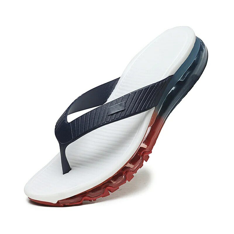 Zapatillas de cojín de aire de palma completa para hombre, sandalias de diseñador, chanclas de casa, Slide38-46 de lujo, moda de verano, 2021