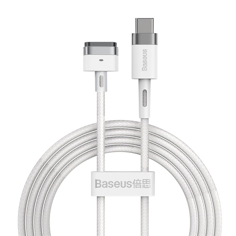 ไฟ LED แม่เหล็กสำหรับ Usb C To Magsafe 2สายชาร์จ PD ชาร์จสำหรับ Apple MacBook Air Adapter Adapter Cable 2M ไนล่อนถัก