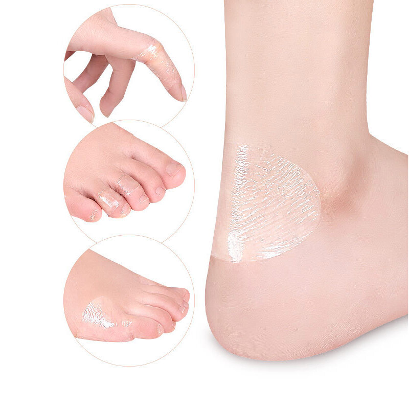 15/30Pcs Women Invisible Waterproof Back Heel Protector Adhesive Anti-Wearing Sticker Foot Care PatchPedicure Tools Pain Relief