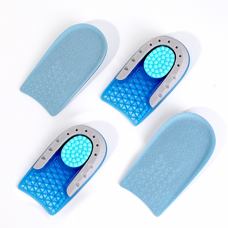 Bangni Heel Cup Insole Silicone Cushion Soles Relieve Foot Pain Shoe Pads High Heel Support Inserts for Bone Spurs Unisex