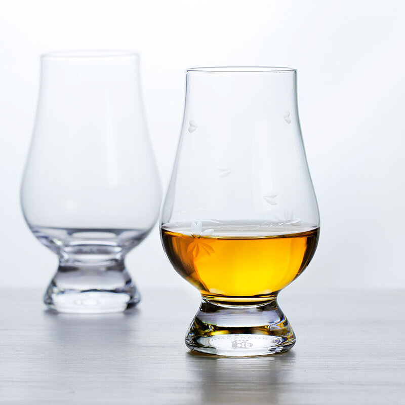 Chamvin Tasting Glass Single Malt ถ้วยเก่าเครื่องแก้ว Scotch & Bourbon แก้วหัตถกรรมของขวัญกล่อง