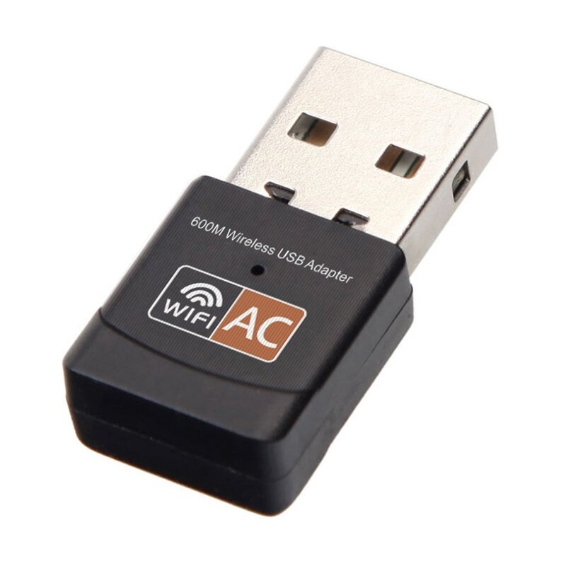 600Mbps USB WiFi 어댑터 2.4GHz 5GHz WiFi 안테나 듀얼 밴드 802.11b/n/g/ac 미니 무선 컴퓨터 네트워크 카드 수신기