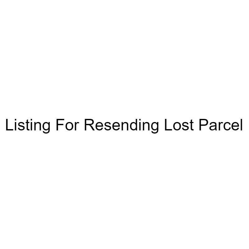Lista para revender el paquete perdido