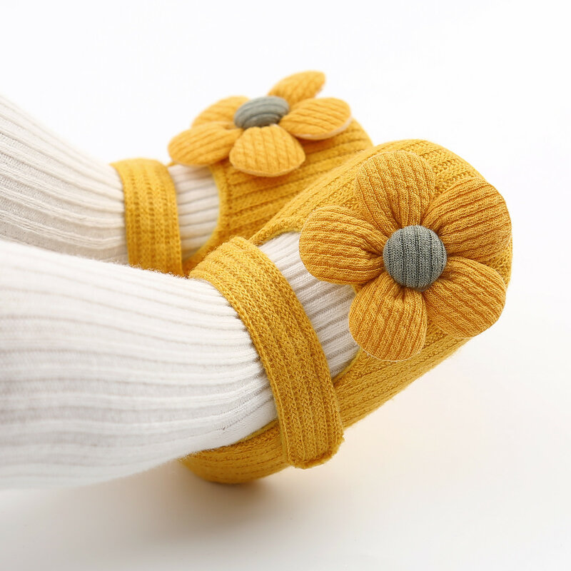 Zapatos de cuna para bebés y niños recién nacidos, calzado de algodón con gancho de flores, corcho suave, 6 colores + diadema, primavera de 0 a 18 meses, 2021