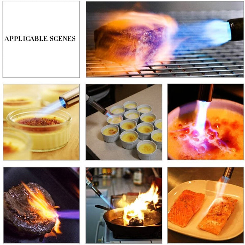 Многофункциональная газовая горелка для барбекю фонарь, газовая горелка для приготовления пищи, нагревательный инструмент для барбекю и к...