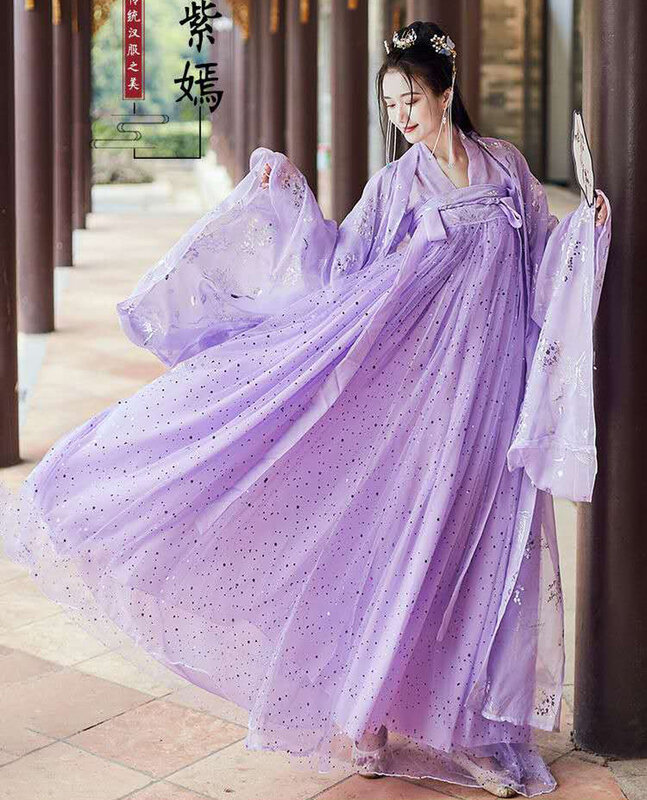 Gaun Kimono Tradisi Kuno Cosplay Karnival Wanita Pakaian Cina Dinasti Tang Kostum Hanfu Ukuran Plus untuk Wanita