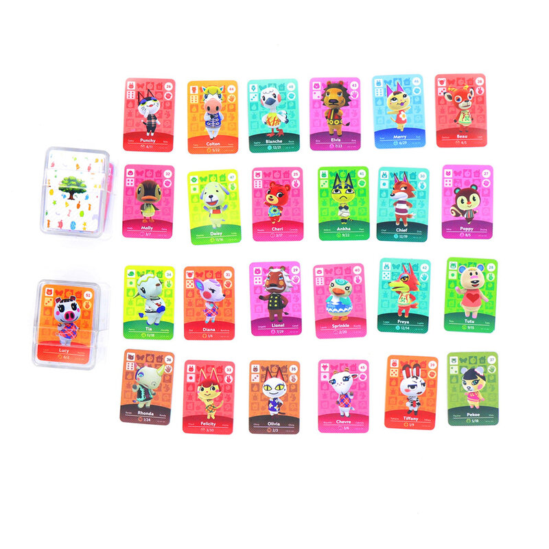 72pcs For Mini Animal Crossing Card NFC For Switch Animal Crossing Game Cards NS Switch Wii U
