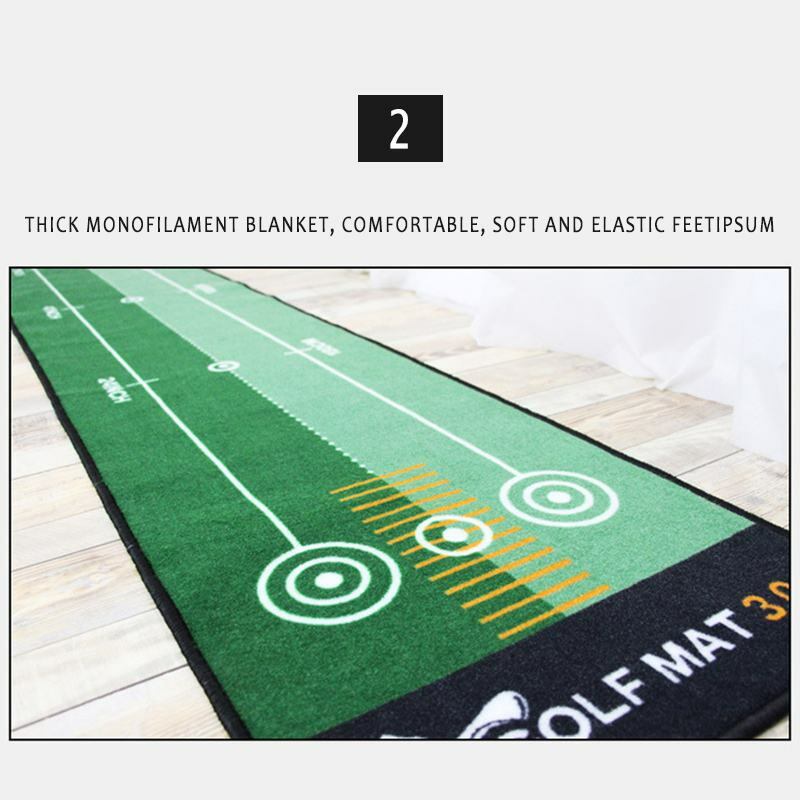 50X300cm Golf Carpet Putting Mat Thick Smooth Practice Putting Rug For Indoor Home Office Golf Practice Grass Mat Golf Training