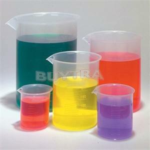 5PCS/Set Laboratory School Teaching Plastic Beaker Set 5 Graduated Polypropylene Beakers 5 Sizes 50ml/100ml,/250ml/500ml/1000ml