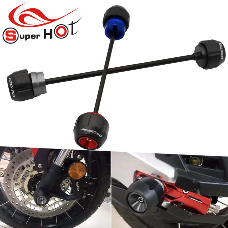 Motorcycle Accessories Rear Front Axle Fork Crash Slider Wheel Protector for Honda X-ADV750 NSS750 FORZA750 XADV NSS FORZA 750