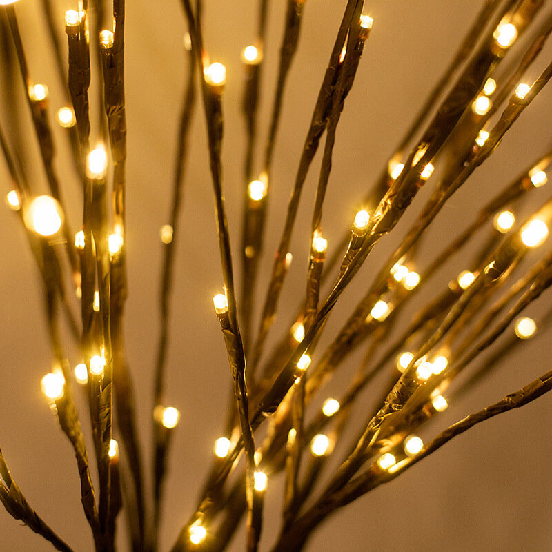 Fata luce LED ramo lampada simulazione orchidea luci vaso alto riempitivo ramoscello luce per la casa decorazione natalizia ghirlanda luce a Led