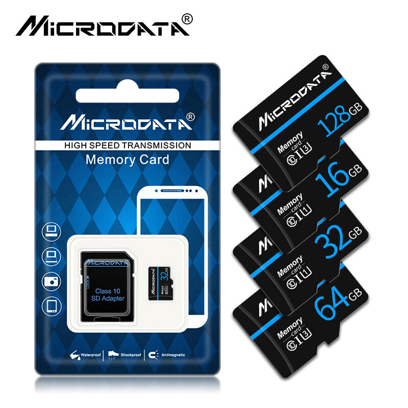 Scheda Micro SD SDXC da 256 GB Scheda di memoria Flash di Classe 10 ad alta velocità con adattatore gratuito 