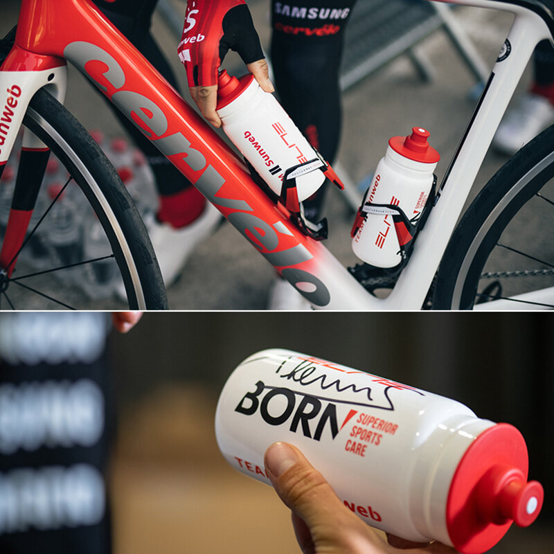 Botella de agua ultraligera para bicicleta, hervidor deportivo de edición de equipo Elite, botella de carreras para ciclismo de carretera, 2021 ML, novedad de 550