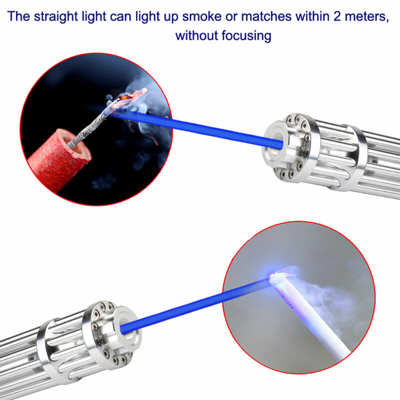200MW wskaźnik laserowy High Power Lazer Light Pen astronomia Focusable Beam taktyczna wojskowa komenda pióra Laser do wypalania światła