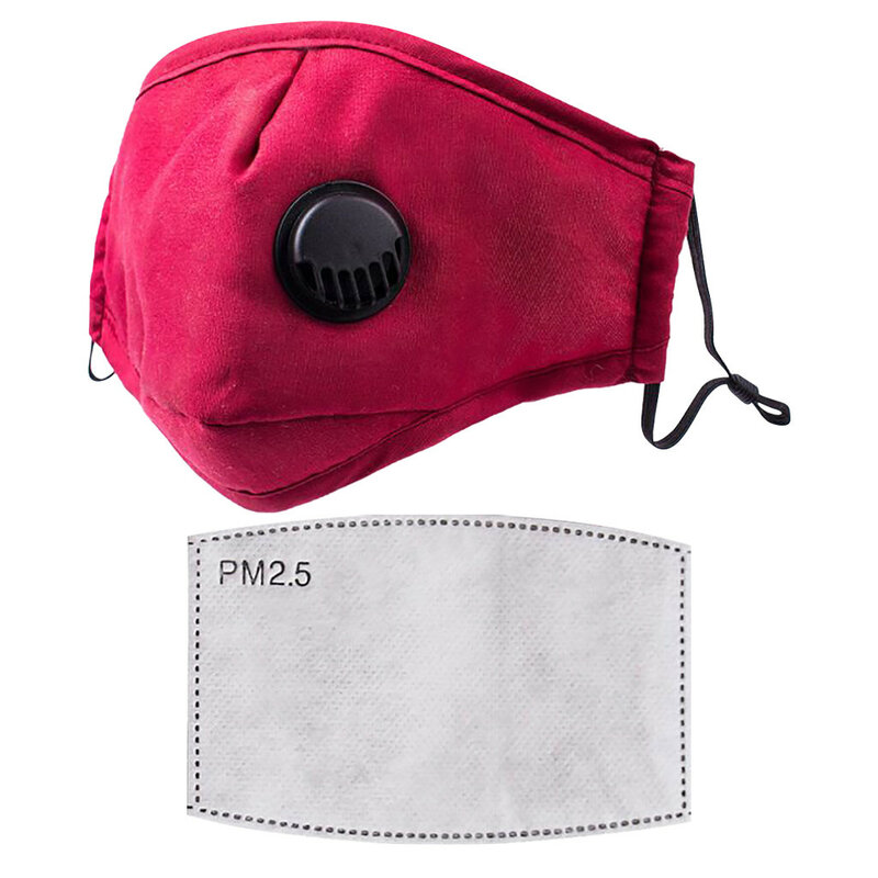 Anti-dust Cotton Mouth Mask Washable Breathable Face Mask Mascarillas Unisex Outdoor PM2.5 Pollution Respirator Filter Masque