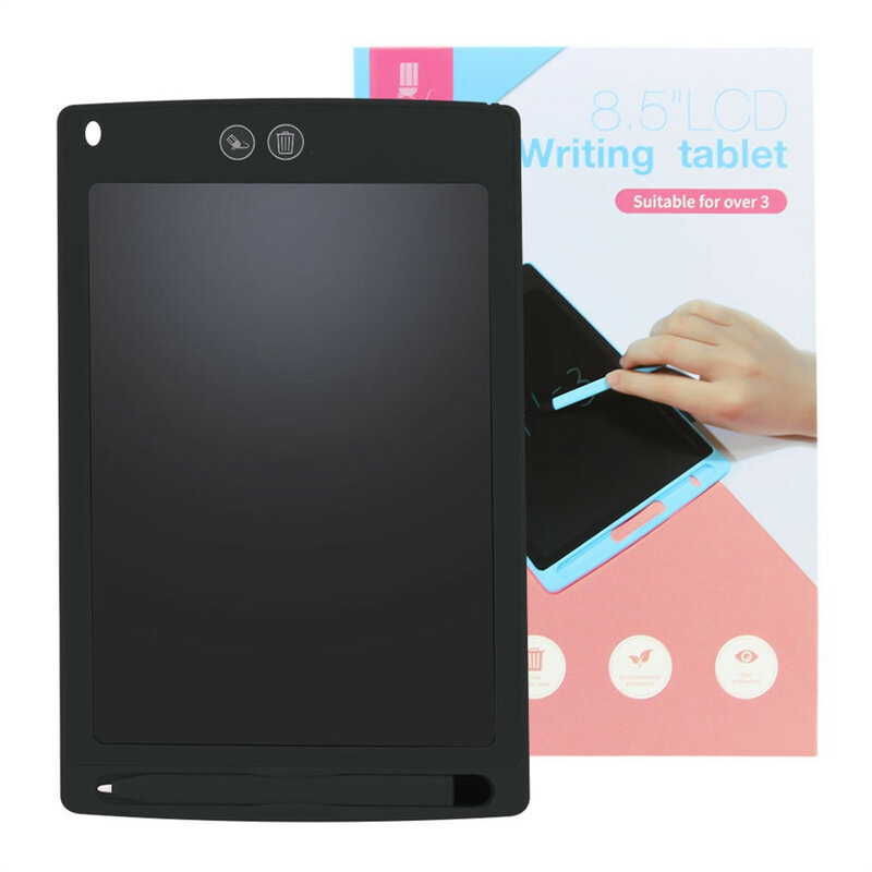 LCD 태블릿 8.5 인치 전자 디지털 전자 그래픽 드로잉 보드 낙서 패드 스타일러스 펜 선물 어린이위한
