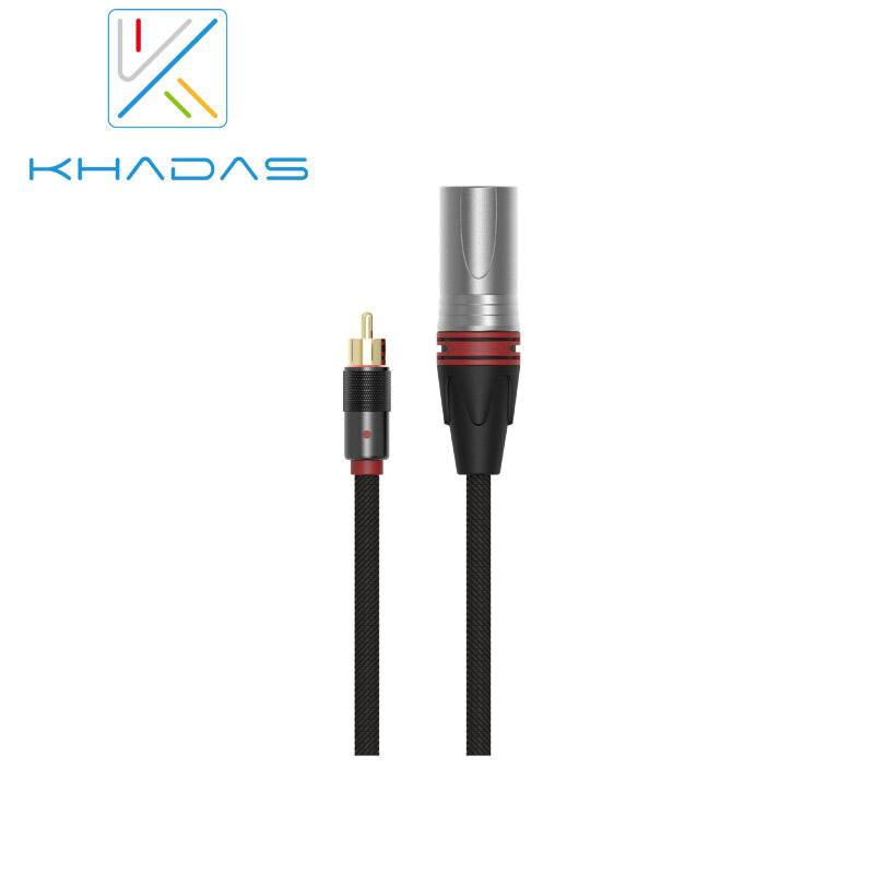 Khadas Bal-RCA ถึง XLR-3ชาย1.0เมตร