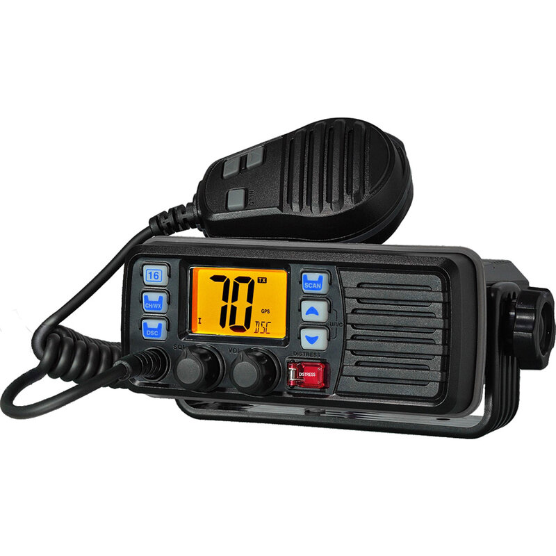 Walkie-talkie con GPS, Radio Marina móvil VHF de RS-507M reciente, canal meteorológico de Clase D con alerta de 25W, nuevo, 2022