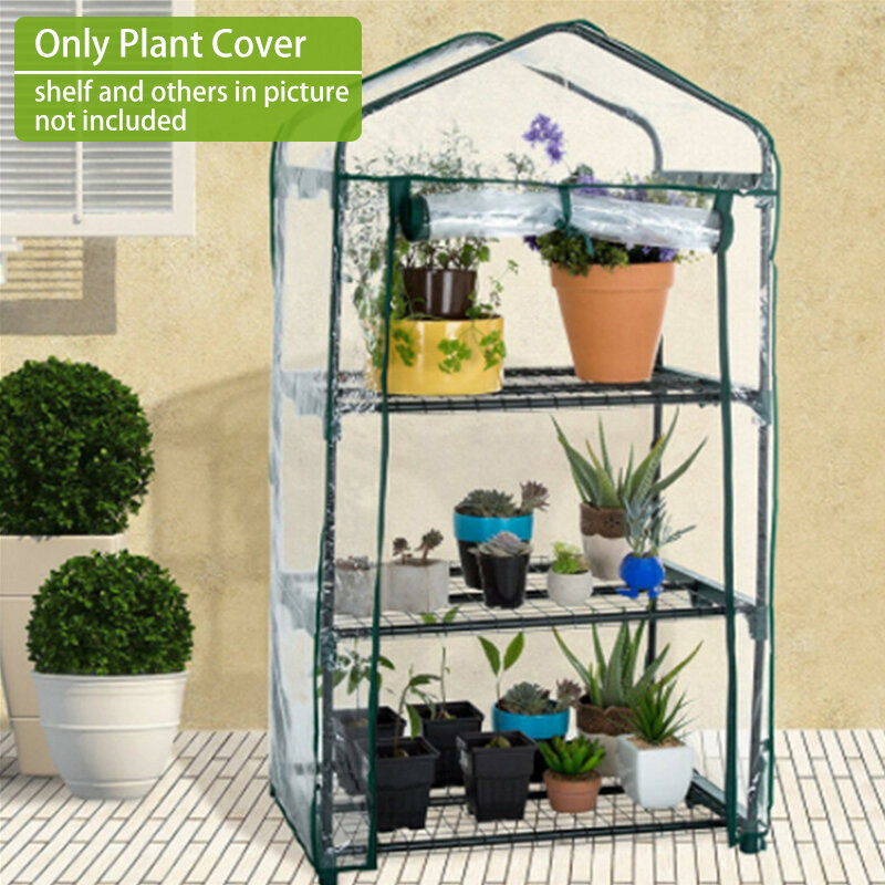 정원 꽃 식물 커버 3 계층 안티 uv 방수 휴대용 PVC 온실 LBShipping