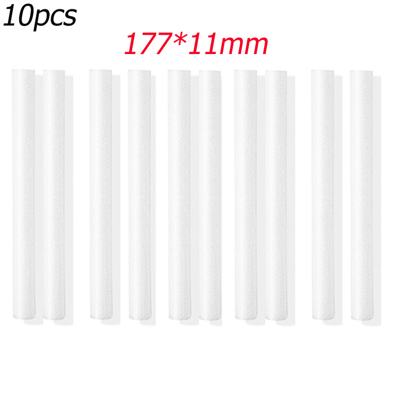 Humidificador con filtro de algodón, esponja de palo de algodón, reemplazo de Hisopo para humidificador Usb, difusor, humidificador de aire, 11x17mm, 10 Uds.