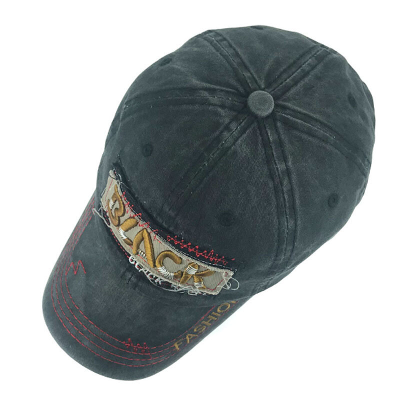 قبعة بيسبول ريترو هيب هوب للرجال والنساء ، قطن مغسول ، 4 ألوان ، كاجوال ، حروف