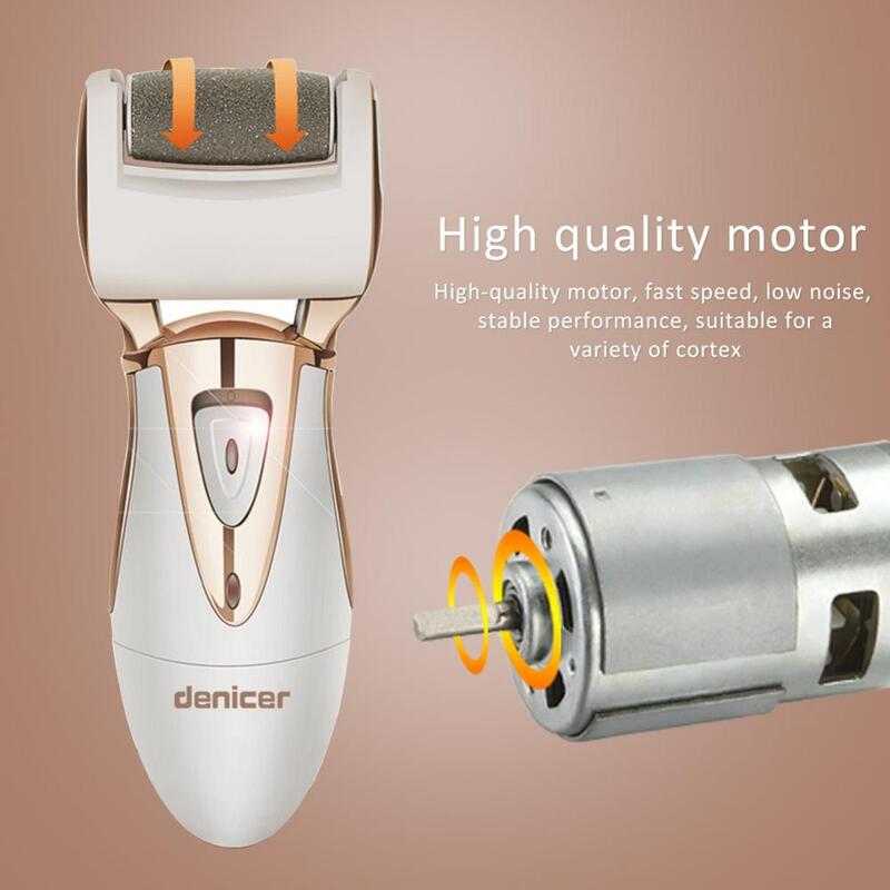 Removedor de calo elétrico para pele morta rachada, arquivo Pedicure Foot, Professional Spa Grinder, Electronic Micro Pedi