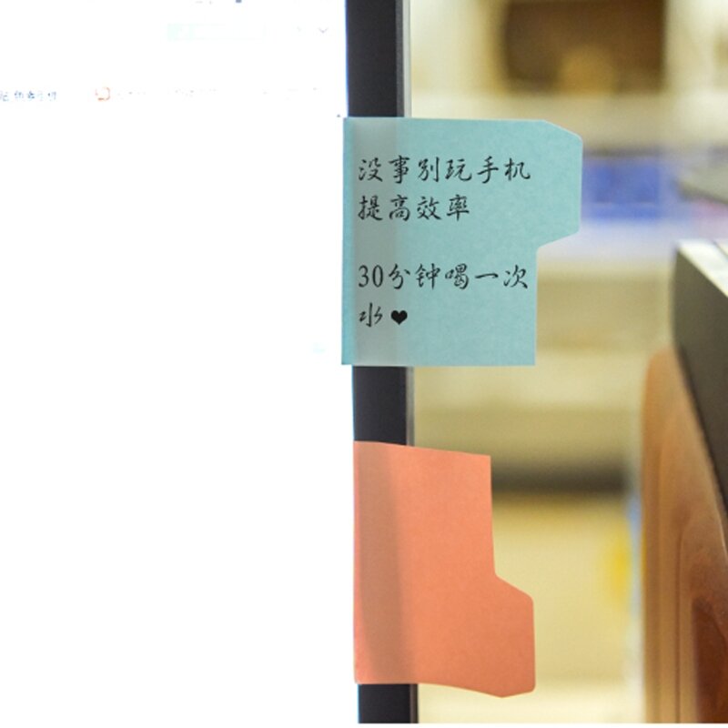90 blätter Index Note Paper Sticky Notes Memo Pad Büro Schule Liefert