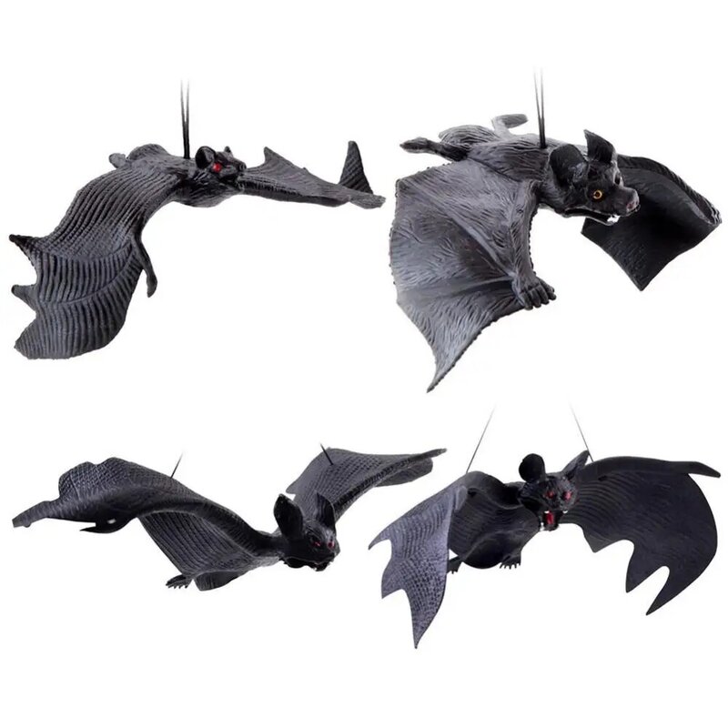 40% Hothalloween Kunstmatige Grappige Hanger Simulatie Bat Spookhuis Party Trick Speelgoed