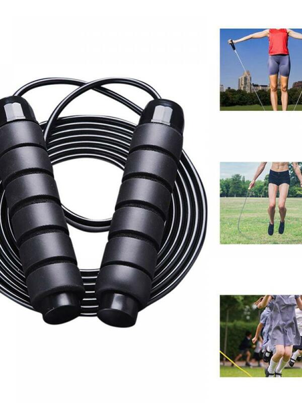 The New Male And Female Gym Home Weight-Loss Steel Wire Skipping Rope Is More Durable And Practical