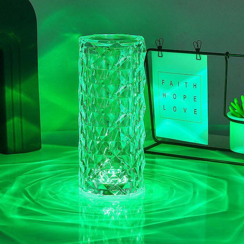 Creative Atmosphere Lamp Diamond Crystal Lamp Living Room Bedroom Bedside Night Light Atmosphere Lamp Decoration Table Lamp