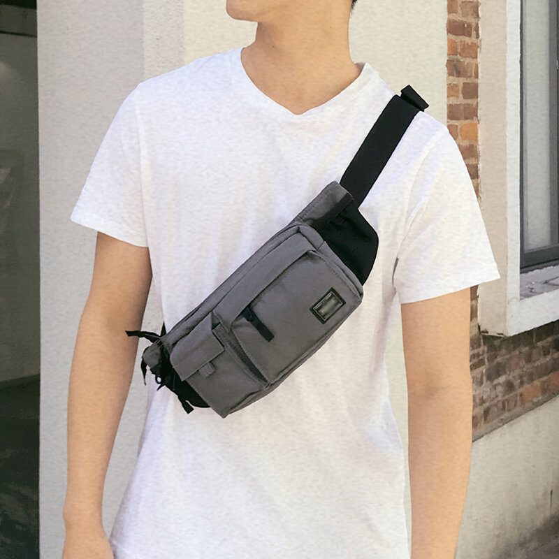 2021 New Arrival japońska i koreańska marka wodoodporna funkcjonalna torba na klatkę piersiową Outdoor Sports talia torba piterek etui na telefon torby